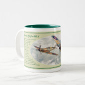 Supermarine Spitfire Mk.1 mug ツートーンマグカップ (正面左)