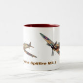 Supermarine Spitfire mug ツートーンマグカップ (中央)