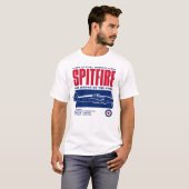 Supermarine Spitfire | WW2 Plane Tシャツ (正面フル)