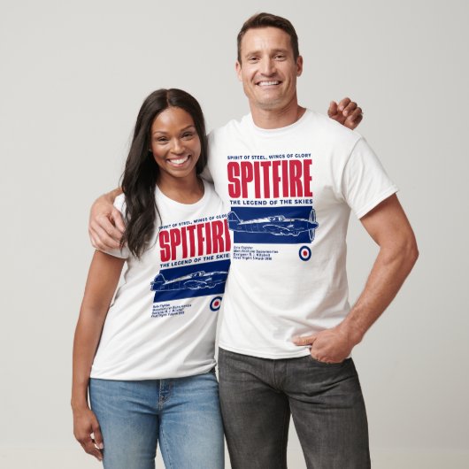 Supermarine Spitfire | WW2 Plane Tシャツ (ユニセックス)
