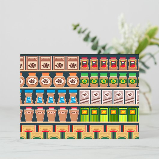 Supermarket Shelf Invitations 招待状