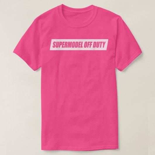 Supermodel Off Duty Civilian Super Model Costume D Tシャツ (デザイン正面)