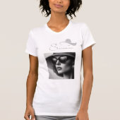 Supermodel status Tee, Woman, Proud, funny Tシャツ (正面)
