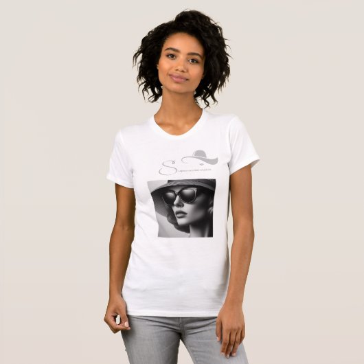 Supermodel status Tee, Woman, Proud, funny Tシャツ (正面フル)