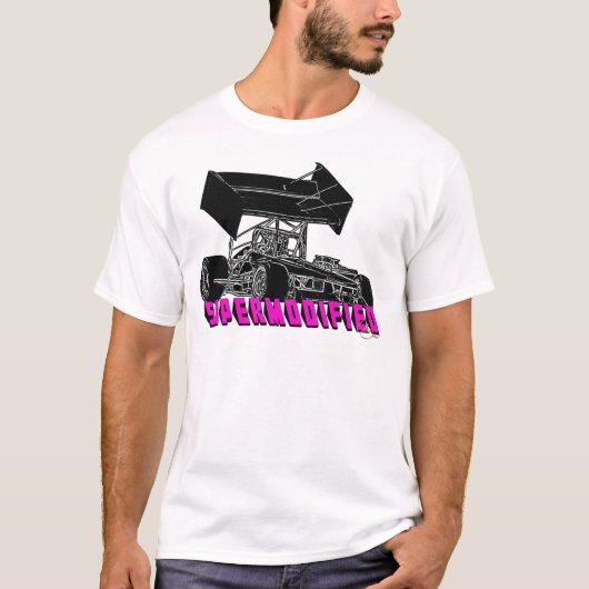 Supermodified w/pinkの手紙 tシャツ (正面)