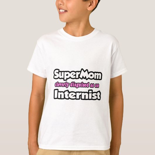 SuperMom...インターンスト Tシャツ (正面)