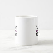 SuperMom...分析化学者 コーヒーマグカップ (中央)