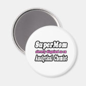 SuperMom...分析化学者 マグネット (正面/裏面)