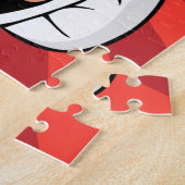 Supermom – 名前と写真のカスタマイズ可能 ジグソーパズル (側面)