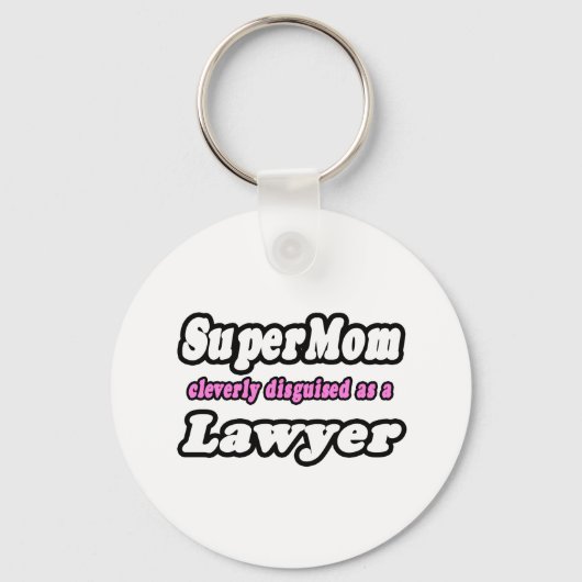 SuperMom...弁護士 キーホルダー (正面)