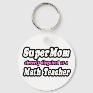 SuperMom...数学先生 キーホルダー
