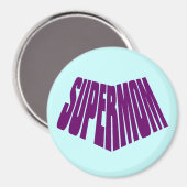 SuperMom:私の母は私のヒーローすごいだ マグネット (正面/裏面)