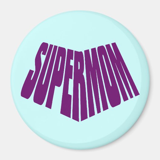 SuperMom:私の母は私のヒーローすごいだ マグネット (正面)