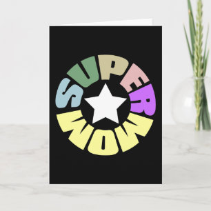 SuperMom: 私の母は私の英雄です カード