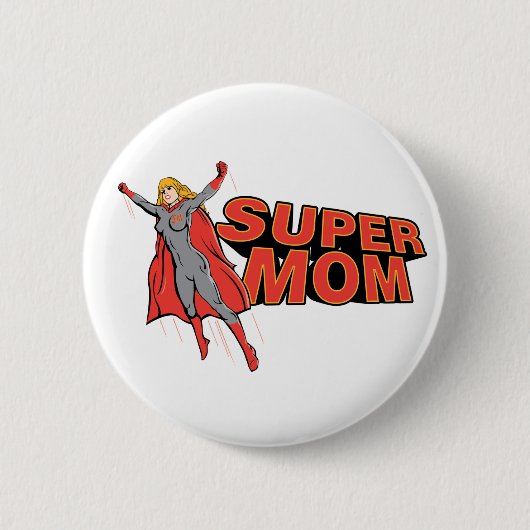 Supermom 缶バッジ (正面)