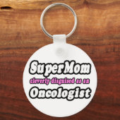 SuperMom...腫瘍学者 キーホルダー (正面)