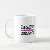 SuperMom...英語先生 コーヒーマグカップ (左)