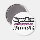 SuperMom...薬剤師 マグネット (正面/裏面)