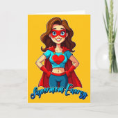 Supermom Energy – Strong Mother Illustration カード (正面)