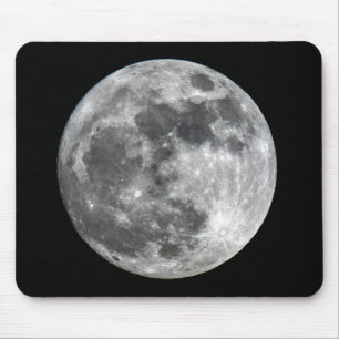Supermoonの月のマウスパッド マウスパッド