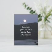 Supermoon 2013はがき ポストカード (スタンド正面)