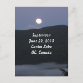 Supermoon 2013はがき ポストカード