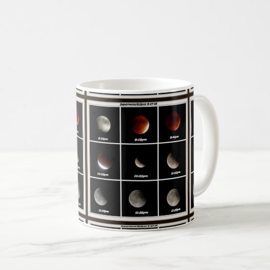 Supermoon & Eclipse コーヒーマグカップ (正面右)