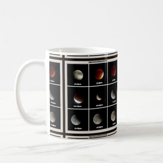 Supermoon & Eclipse コーヒーマグカップ (左)
