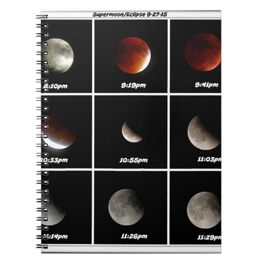 Supermoon & Eclipse ノートブック (正面)