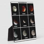 Supermoon & Eclipse フォトプラーク (側面)