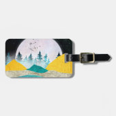 Supermoon Rising Landscape ラゲッジタグ (正面横)