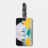 Supermoon Rising Landscape ラゲッジタグ (裏面縦)