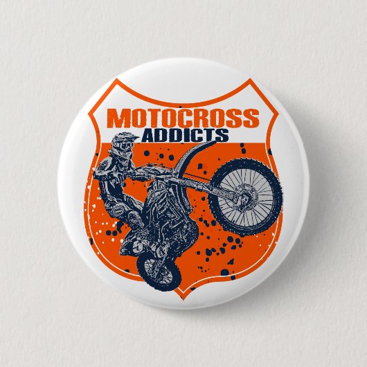 Supermotoの常習者 缶バッジ (正面)