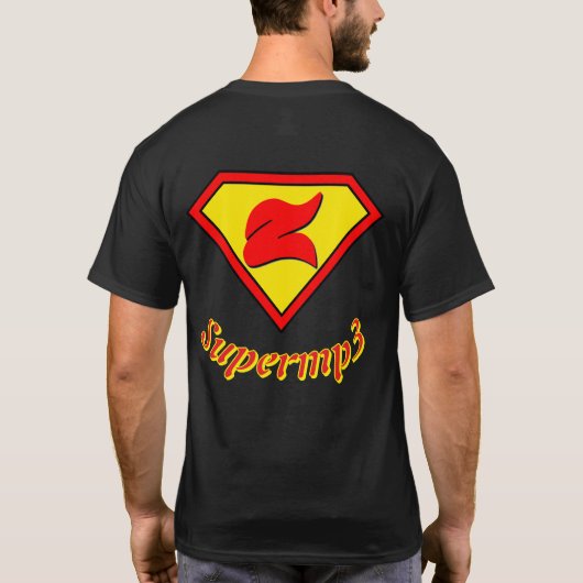 Supermp3 Tシャツ (裏面)