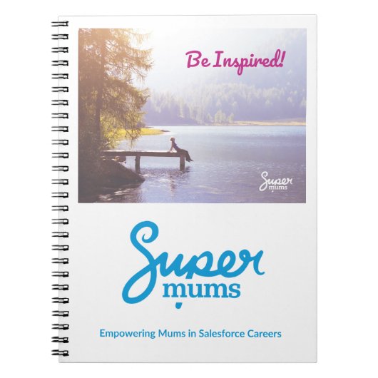 Supermums Spiral Photo Notebook インスパイア - Be ノートブック (正面)