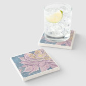 Supernatural Flower ストーンコースター (横)