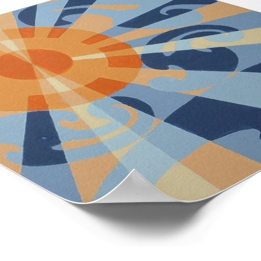 SUPERNOVAプリント(6"x6") ポスター (角)