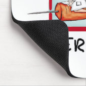 supernurse -スポイトのユーモアのあるな漫画のナース マウスパッド (コーナー)