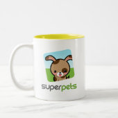 SuperPetsの公式のひよこのマグ ツートーンマグカップ (左)
