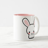 SuperPetsの公式のバニーのマグ ツートーンマグカップ (正面右)