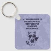 Superpower Complicated Sentence Structures Grammar キーホルダー (正面)