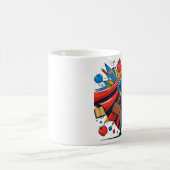 Superpower Teacher Mug Fun Teacher’s Day Gift Idea モーフィングマグカップ (中央)