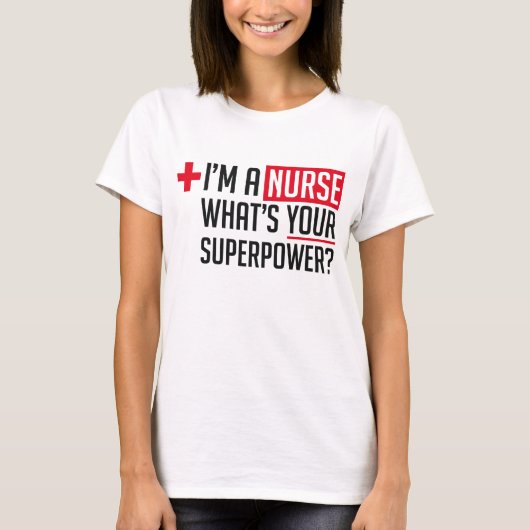 Superpoweredナース Tシャツ (正面)