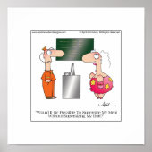 SUPERSIZE ME Poster by April McCallum ポスター (正面)