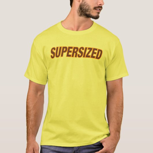 SUPERSIZEDティー Tシャツ (正面)