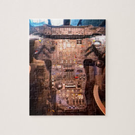 Supersonic Aircraft Flight Deck Photo ジグソーパズル