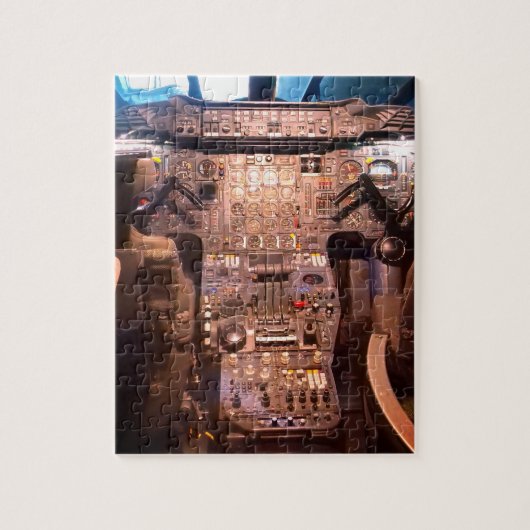 Supersonic Aircraft Flight Deck Photo ジグソーパズル (縦)