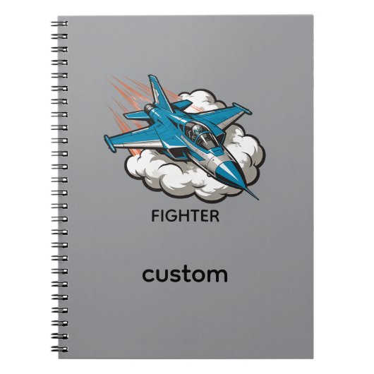 Supersonic Fighter Jet ノートブック (正面)