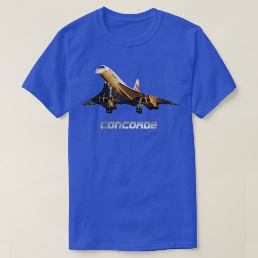 Supersonic Jet Concorde 216 Tシャツ (デザイン正面)