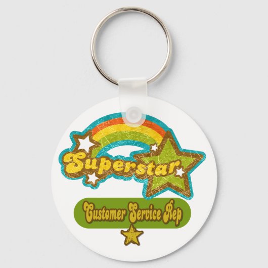 Superstarカスタマー・サービス担当者 キーホルダー (正面)